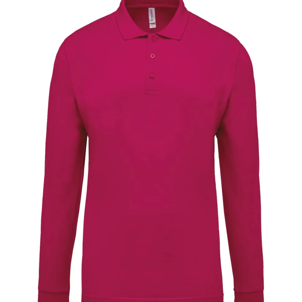 Kariban K256 - Polo piqué manches longues homme