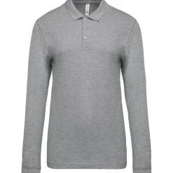 Kariban K256 - Polo piqué manches longues homme