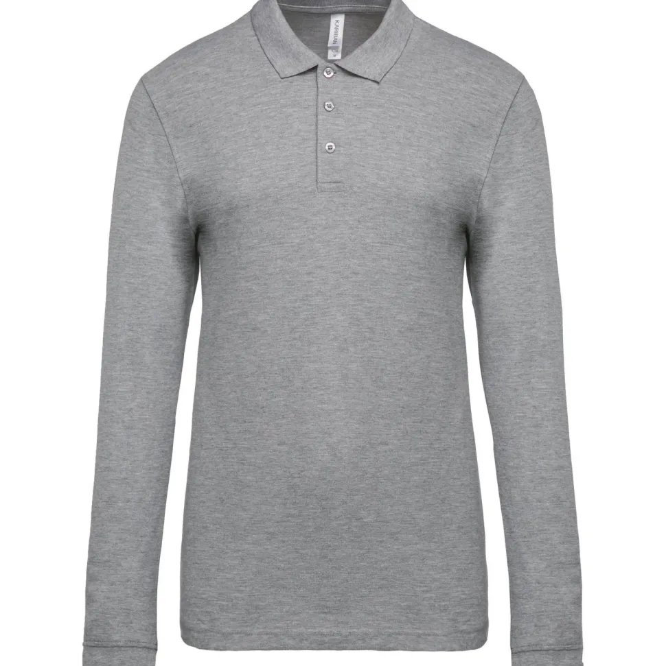 Kariban K256 - Polo piqué manches longues homme