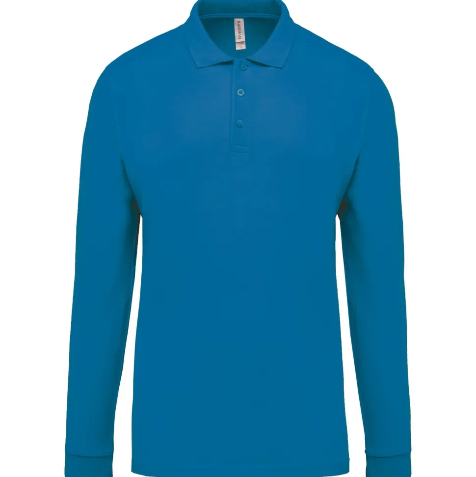 Kariban K256 - Polo piqué manches longues homme
