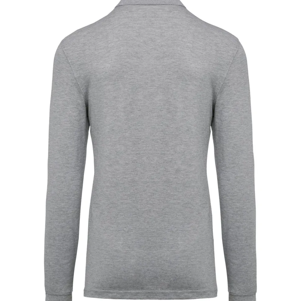 Kariban K256 - Polo piqué manches longues homme