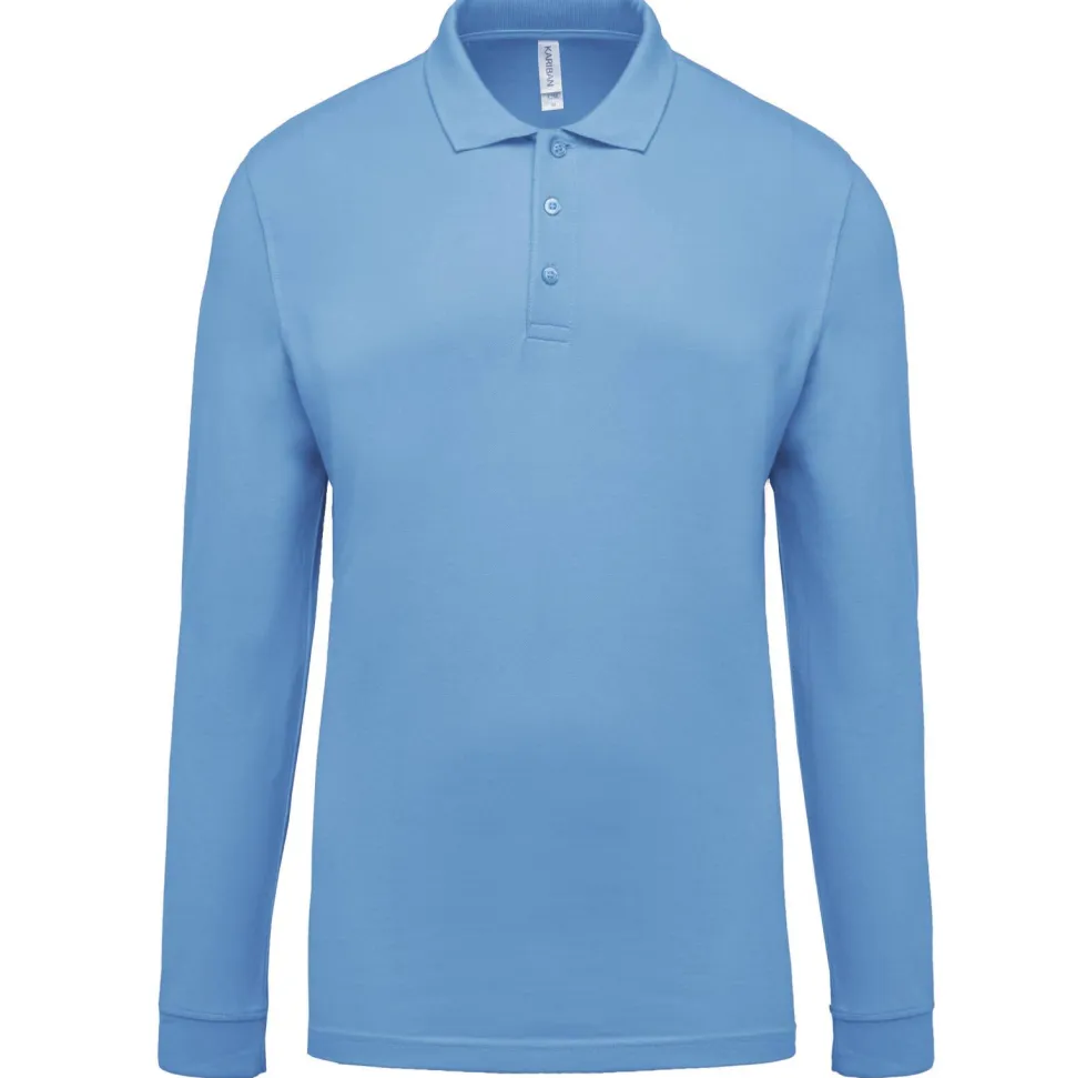 Kariban K256 - Polo piqué manches longues homme