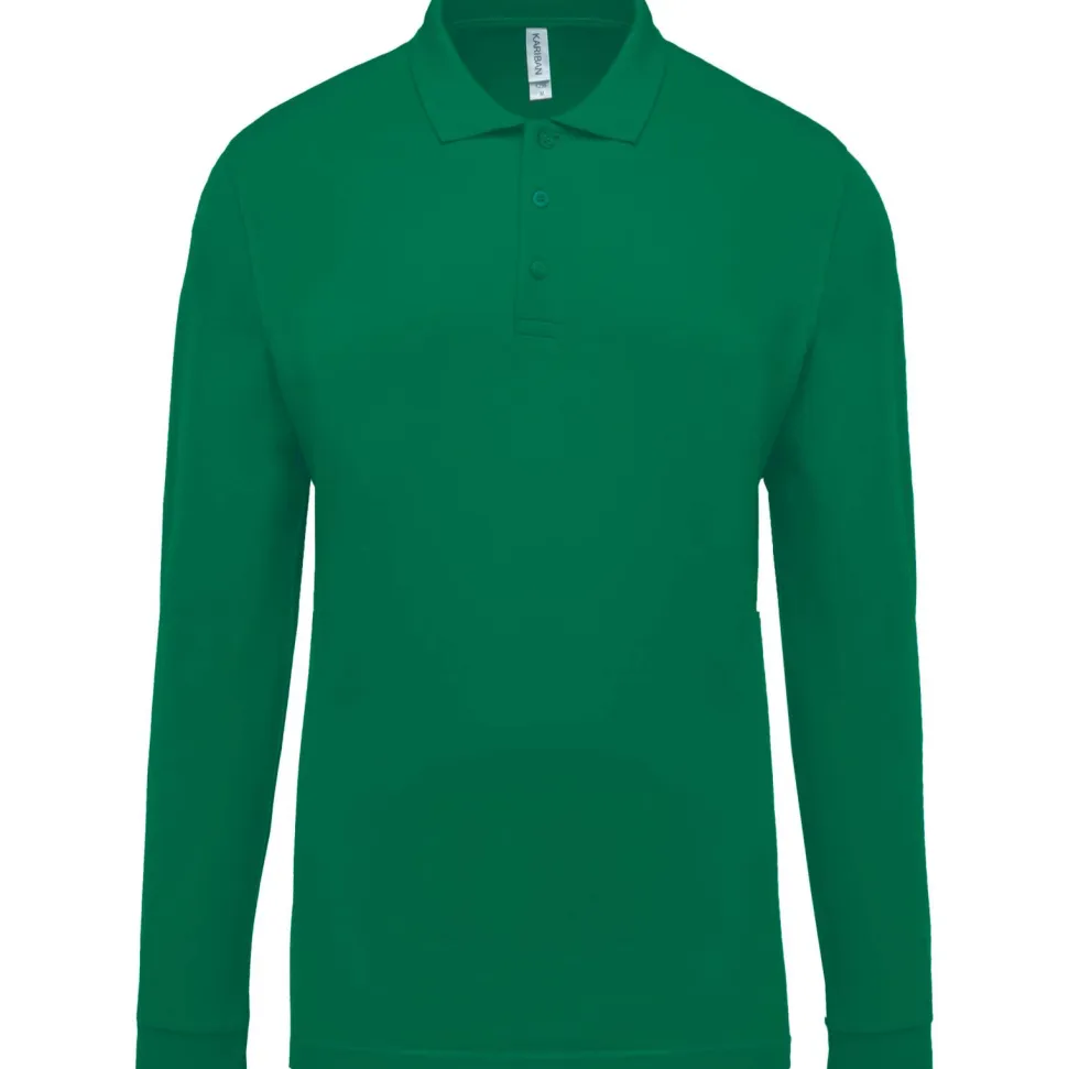 Kariban K256 - Polo piqué manches longues homme
