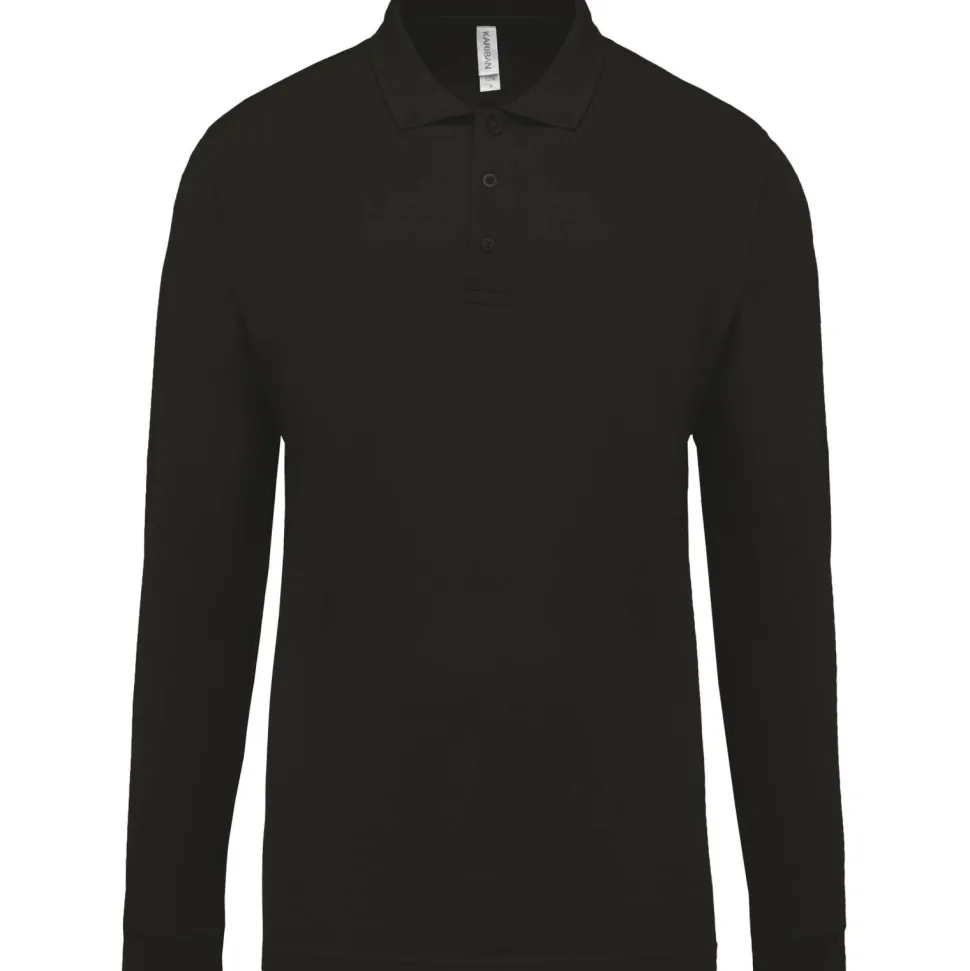 Kariban K256 - Polo piqué manches longues homme