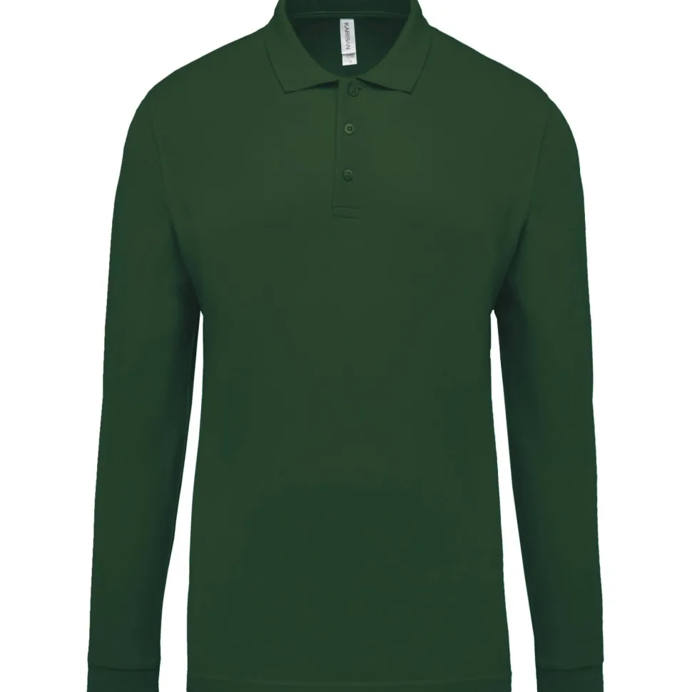 Kariban K256 - Polo piqué manches longues homme