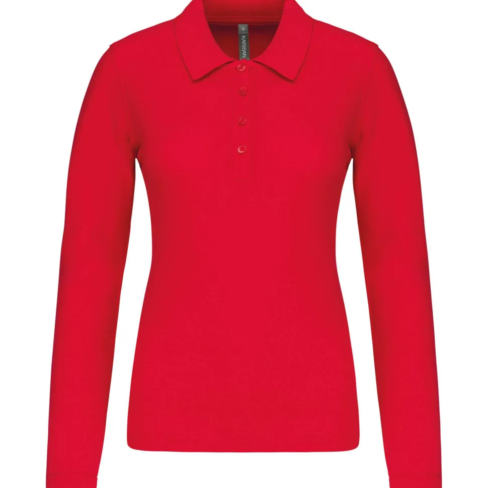 Kariban K257 - Polo piqué manches longues femme