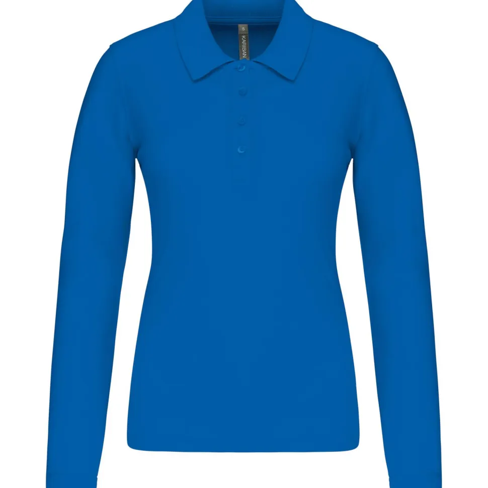 Kariban K257 - Polo piqué manches longues femme