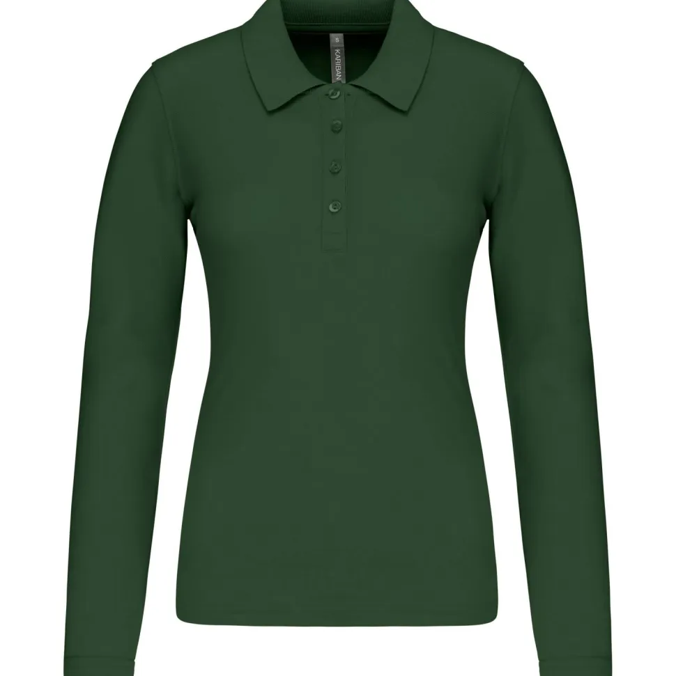 Kariban K257 - Polo piqué manches longues femme