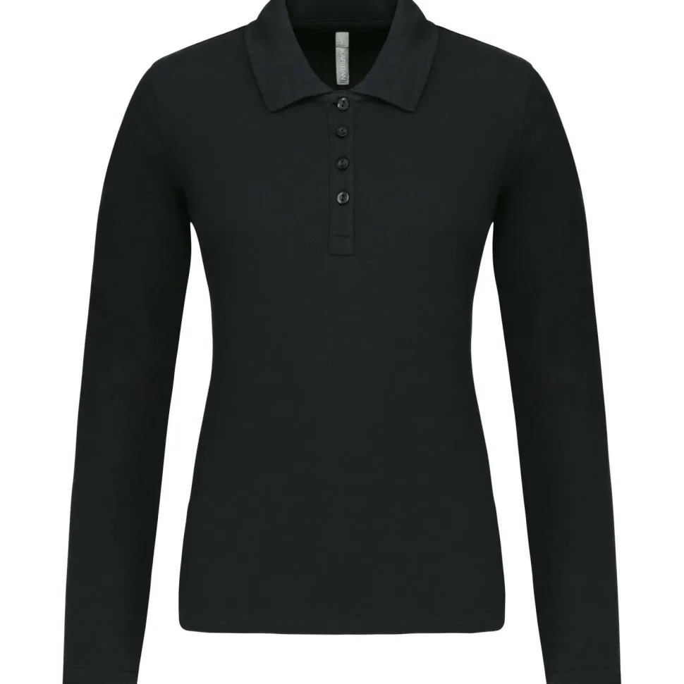 Kariban K257 - Polo piqué manches longues femme