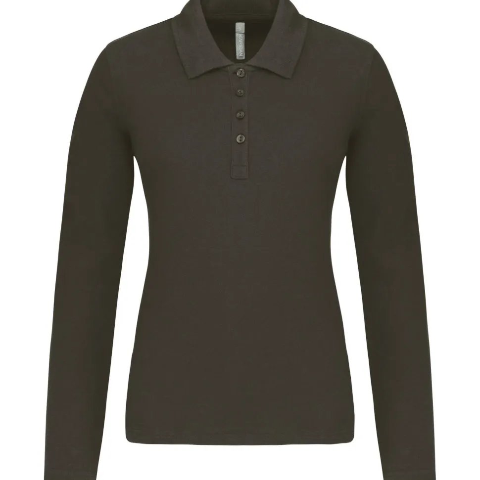 Kariban K257 - Polo piqué manches longues femme