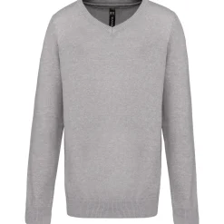 Kariban K9109 - Pull Enfant Col V en Coton et Acrylique Doux