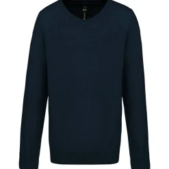 Kariban K9109 - Pull Enfant Col V en Coton et Acrylique Doux