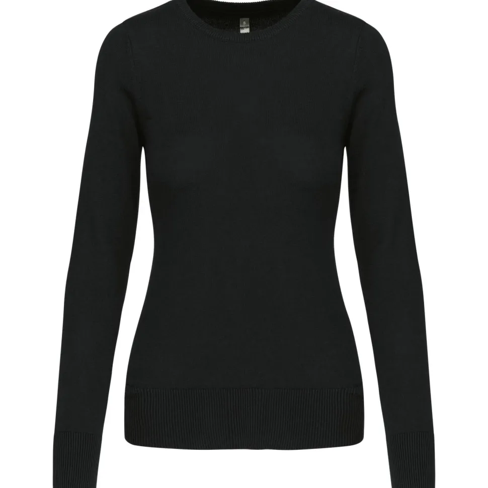 Kariban K968 - Pull Femme Col Rond en Coton et Acrylique Confortable