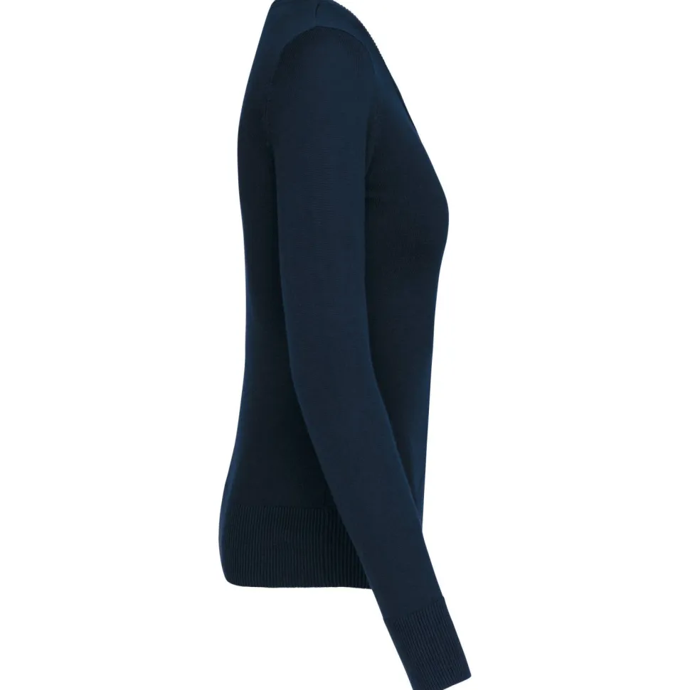 Kariban K968 - Pull Femme Col Rond en Coton et Acrylique Confortable