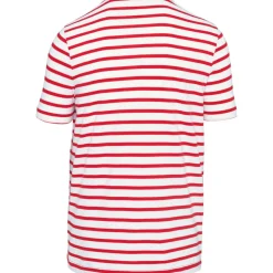 Kariban K378 - T-shirt rayé marin avec poche manches courtes