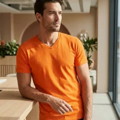 Kariban K3028IC - T-shirt Bio150IC col V homme