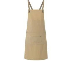 KARLOWSKY KYLS39 - Tablier Professionnel à Bretelles Croisées avec Poches