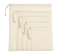 Kimood KI0729 - Sac à cordon coulissant en coton biologique