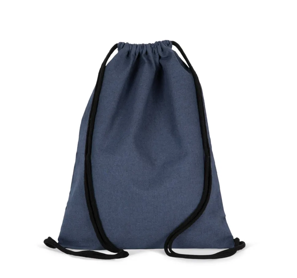 Kimood KI5102 - Sac à dos recyclé à cordon coulissant