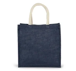 Kimood KI0274 - Sac style cabas en toile de jute - grand modèle