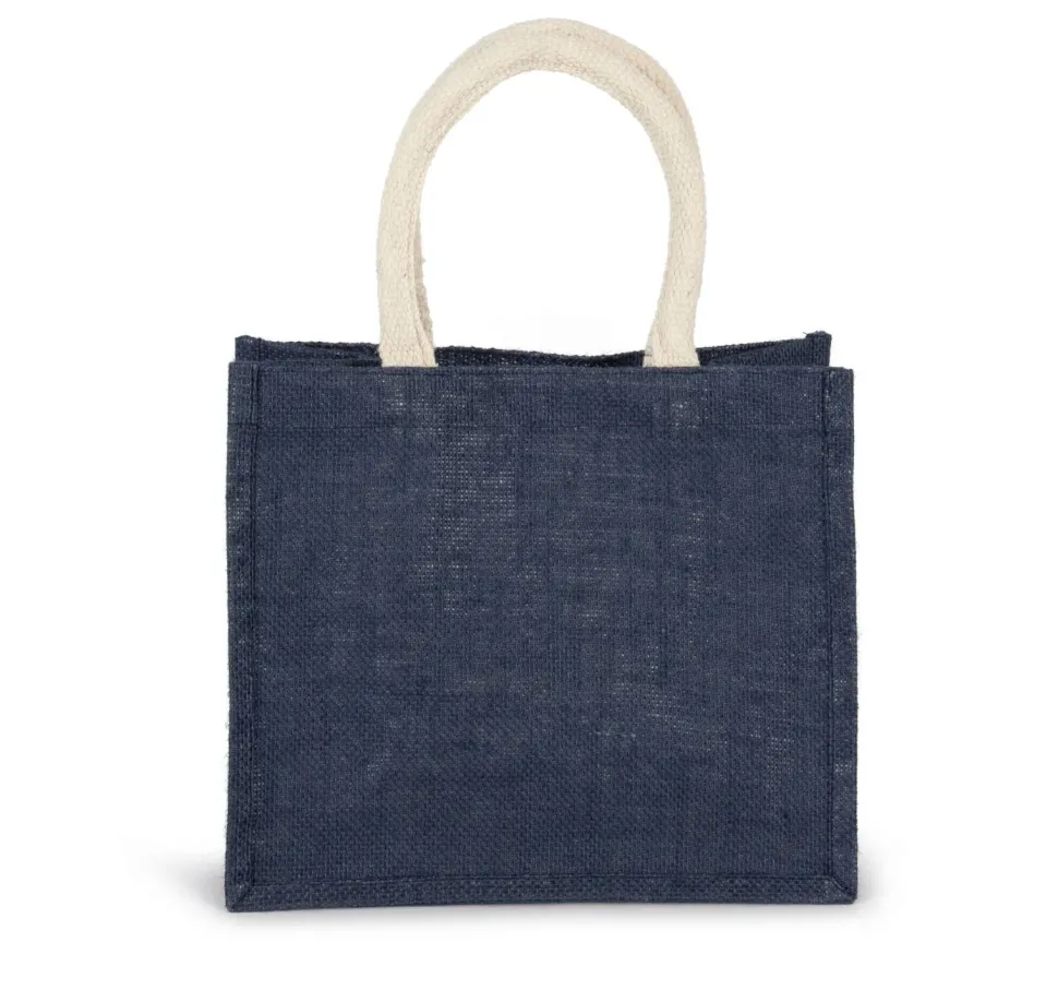 Kimood KI0273 - Sac style cabas en toile de jute - modèle moyen