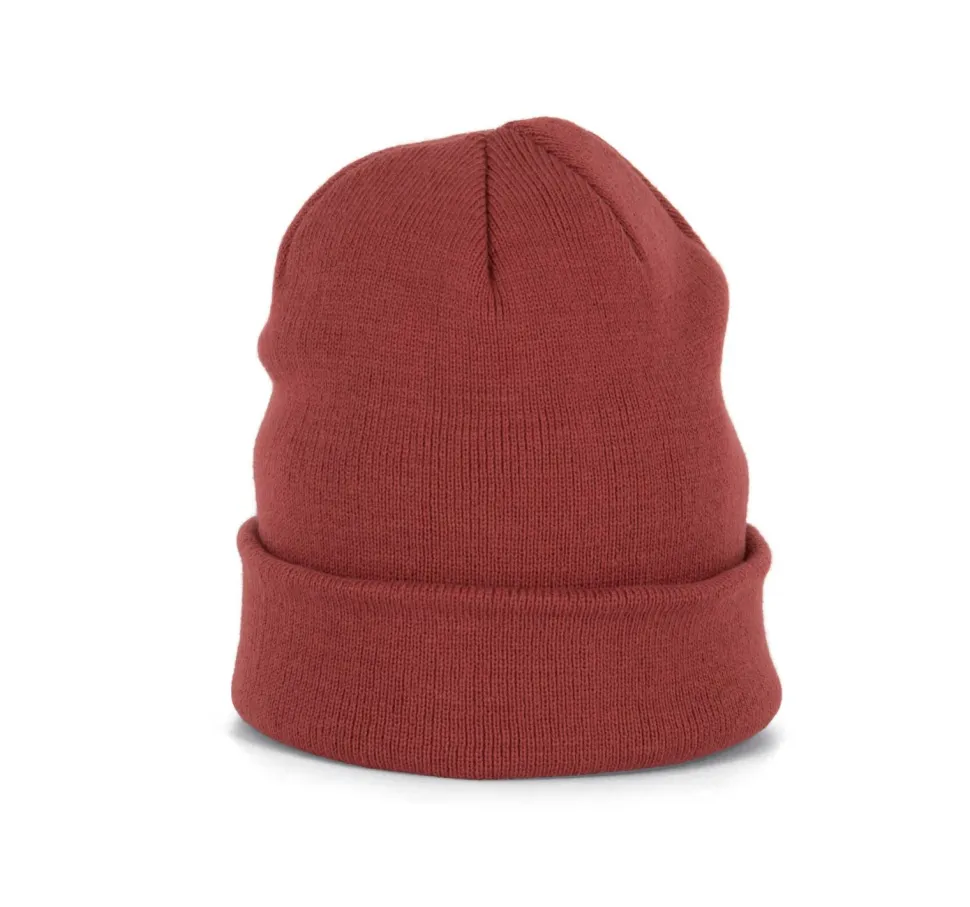 K-up KP031 - Bonnet Revers Doublé en Acrylique Confortable