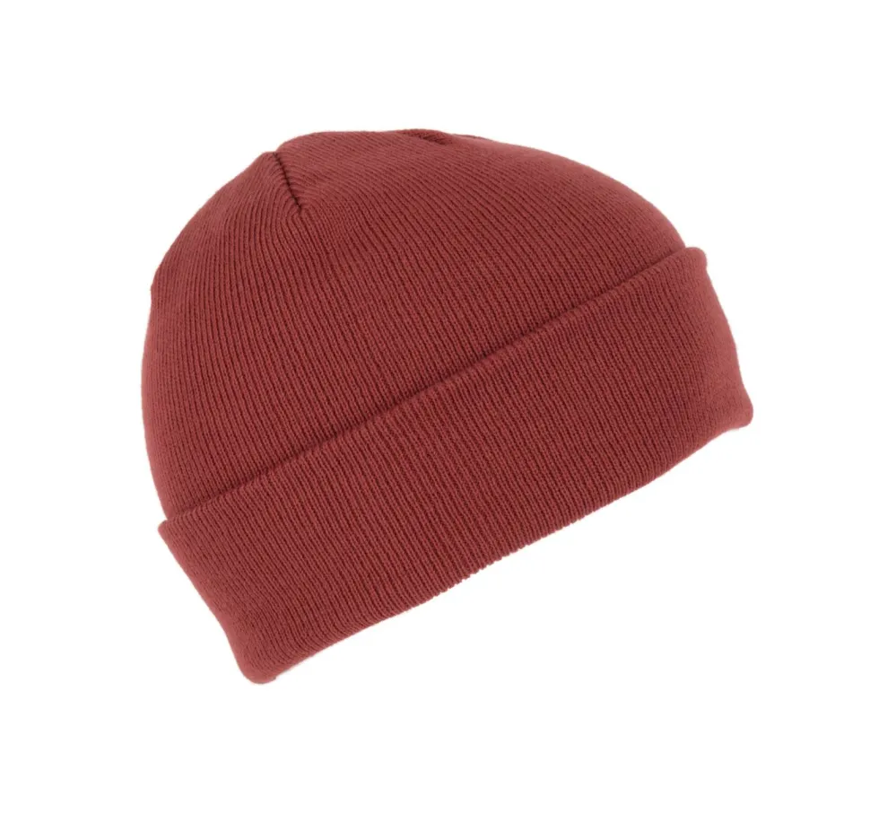 K-up KP031 - Bonnet Revers Doublé en Acrylique Confortable