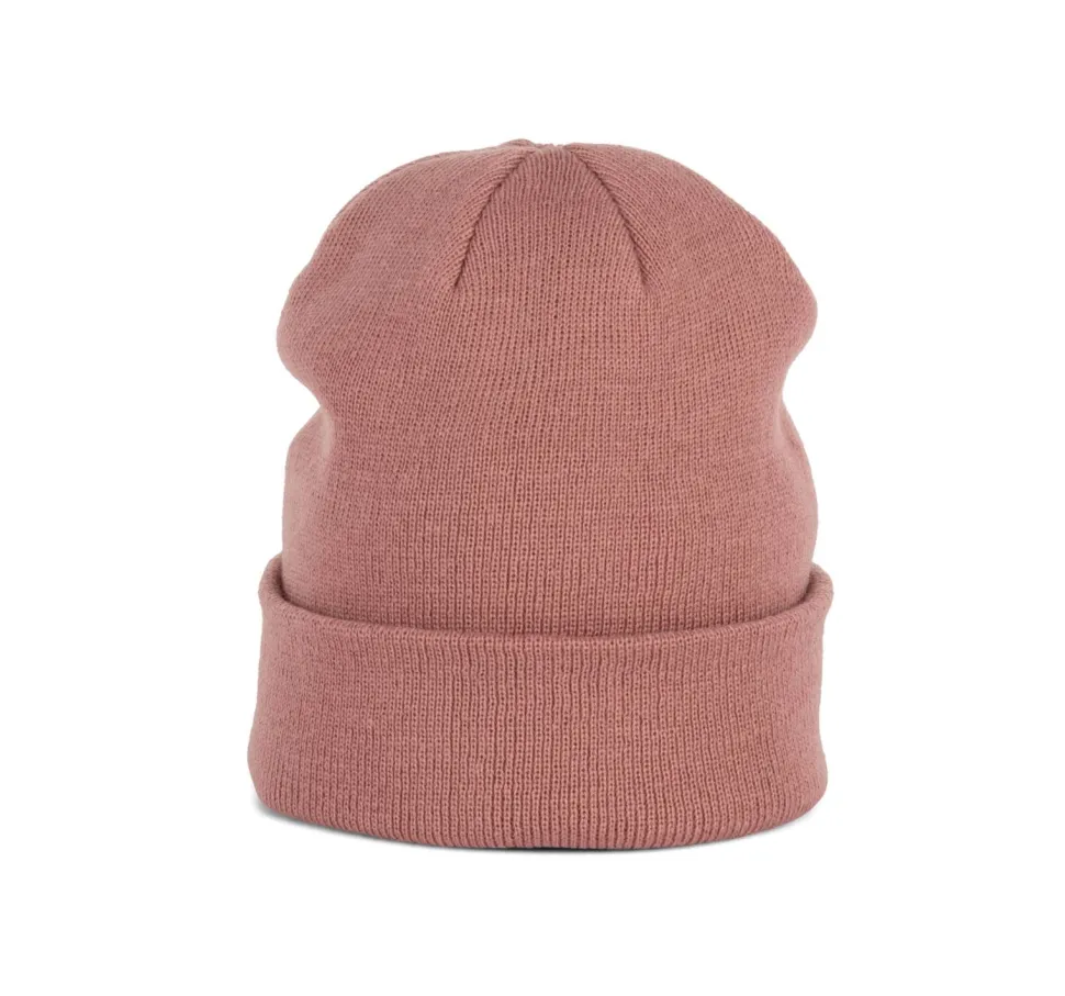 K-up KP031 - Bonnet Revers Doublé en Acrylique Confortable