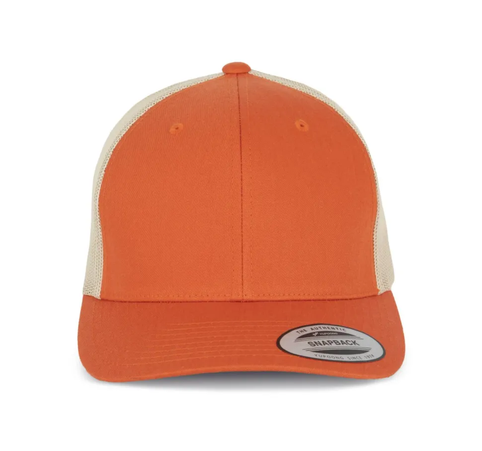 K-up KP912 - Casquette Trucker modèle rétro - 6 panneaux