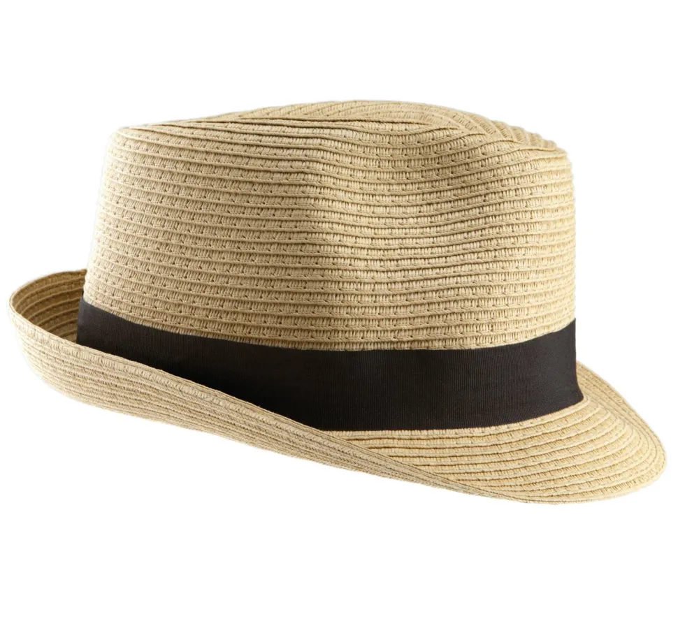 K-up KP068 - Chapeau d'Été Élégant en Fibre Naturelle