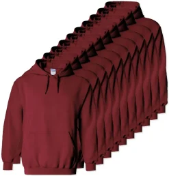 Lot de 100 Gildan 18500 - Sweat à capuche en molleton Heavy Blend