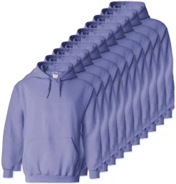 Lot de 100 Gildan 18500 - Sweat à capuche en molleton Heavy Blend