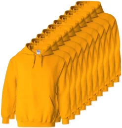 Lot de 100 Gildan 18500 - Sweat à capuche en molleton Heavy Blend