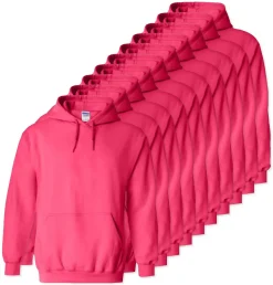 Lot de 100 Gildan 18500 - Sweat à capuche en molleton Heavy Blend