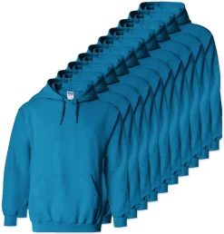 Lot de 100 Gildan 18500 - Sweat à capuche en molleton Heavy Blend
