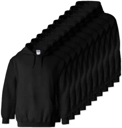 Lot de 100 Gildan 18500 - Sweat à capuche en molleton Heavy Blend