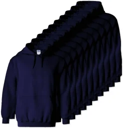 Lot de 100 Gildan 18500 - Sweat à capuche en molleton Heavy Blend