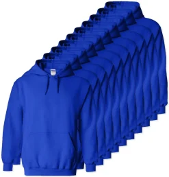 Lot de 100 Gildan 18500 - Sweat à capuche en molleton Heavy Blend