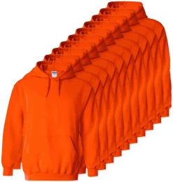Lot de 100 Gildan 18500 - Sweat à capuche en molleton Heavy Blend