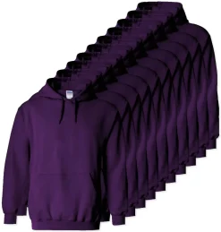 Lot de 100 Gildan 18500 - Sweat à capuche en molleton Heavy Blend
