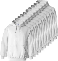 Lot de 100 Gildan 18500 - Sweat à capuche en molleton Heavy Blend