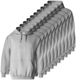 Lot de 100 Gildan 18500 - Sweat à capuche en molleton Heavy Blend