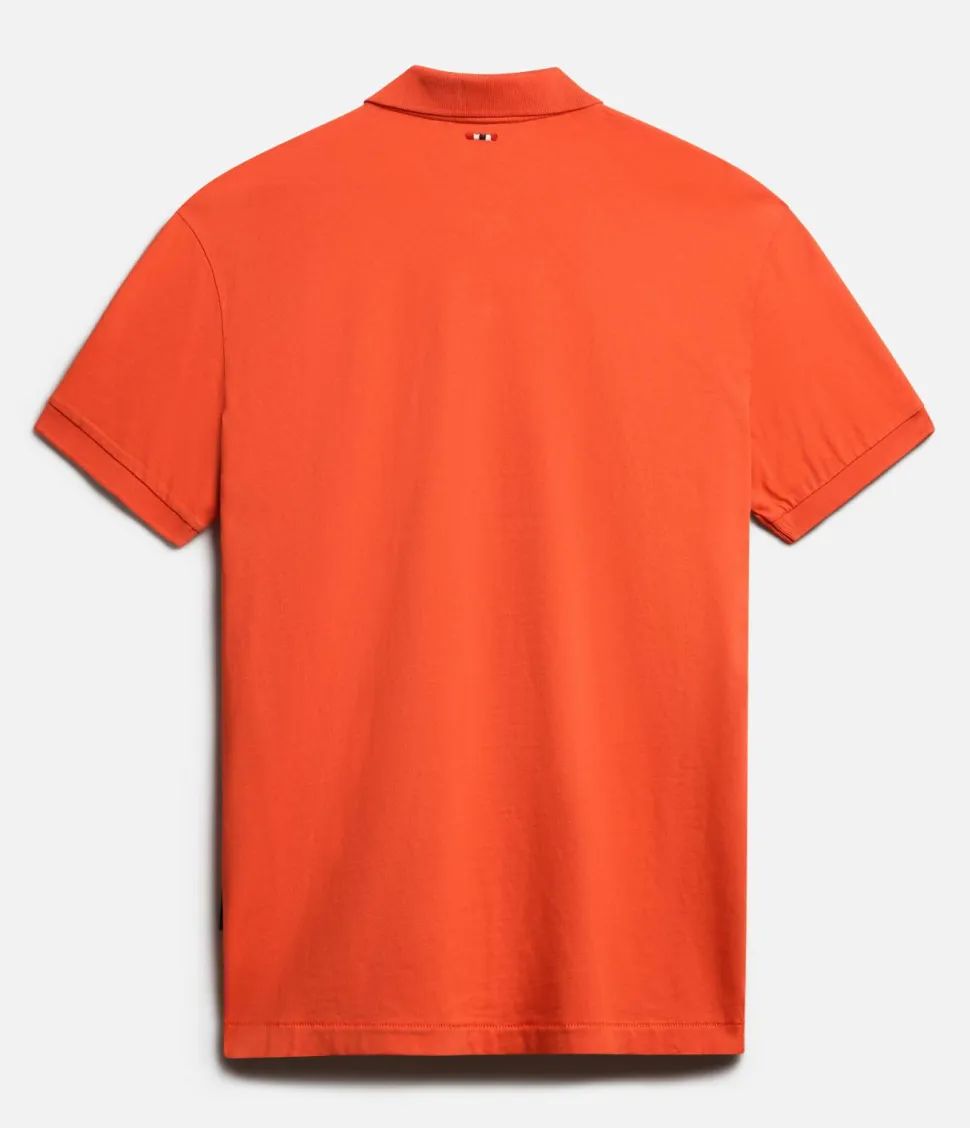 NAPAPIJRI NP0A4GDL - Polo Classique en Coton avec Logo Imprimé