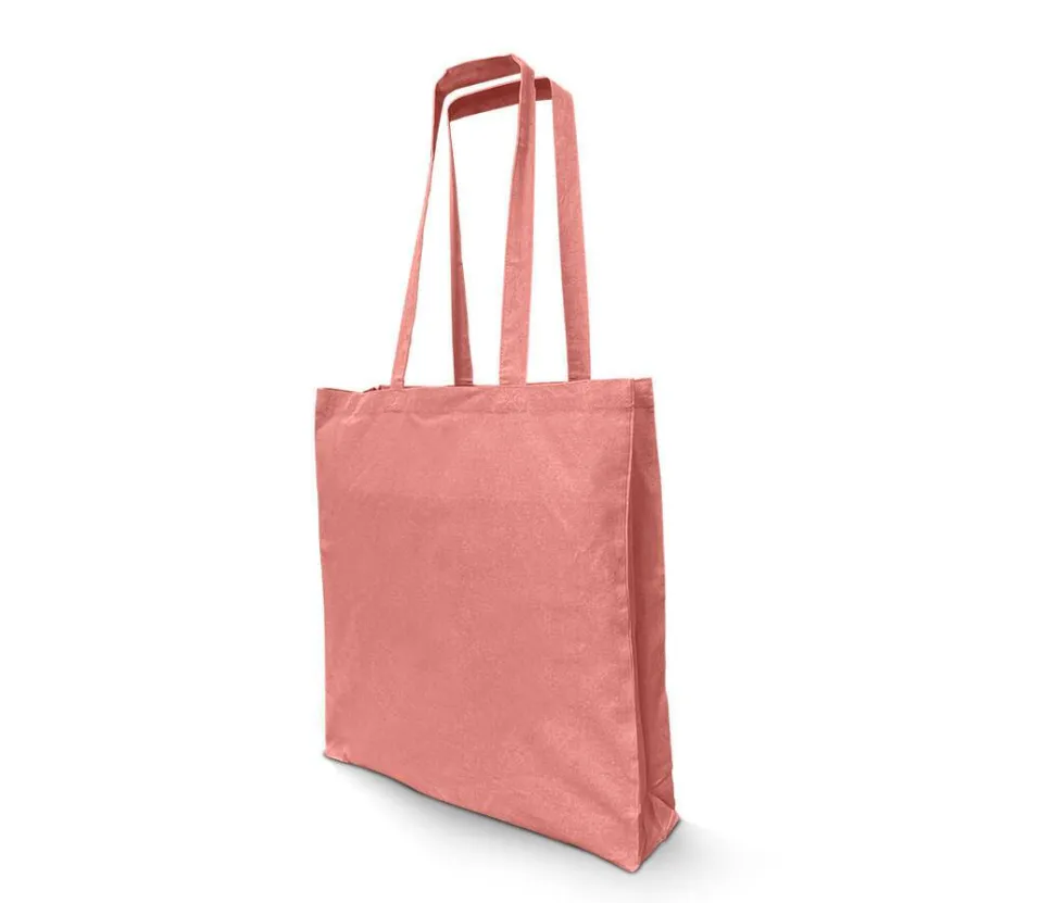 NEWGEN NG110 - Sac shopping en coton recyclé avec soufflet