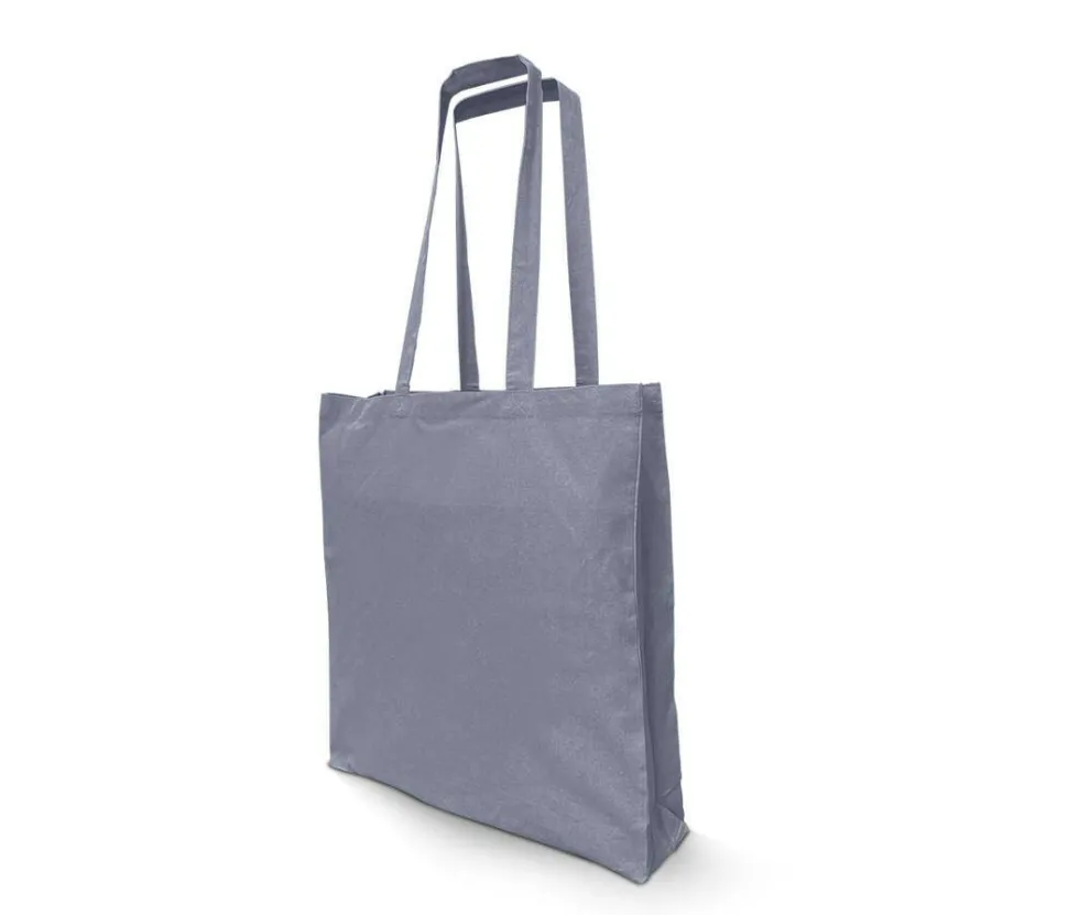 NEWGEN NG110 - Sac shopping en coton recyclé avec soufflet