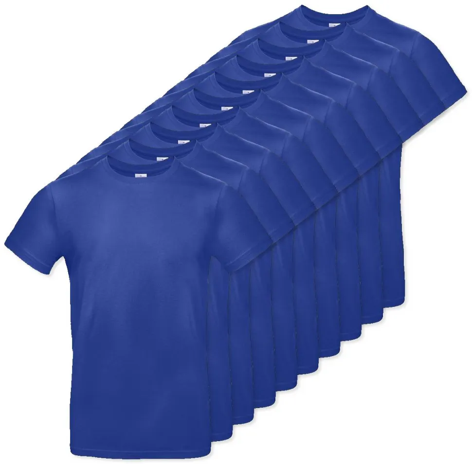 Pack de 10 B&C BC03T - Tee-Shirt Homme 100% Coton