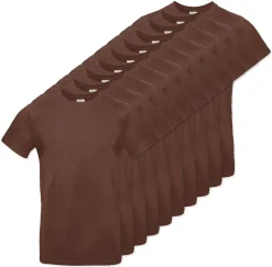 Pack de 10 B&C BC03T - Tee-Shirt Homme 100% Coton