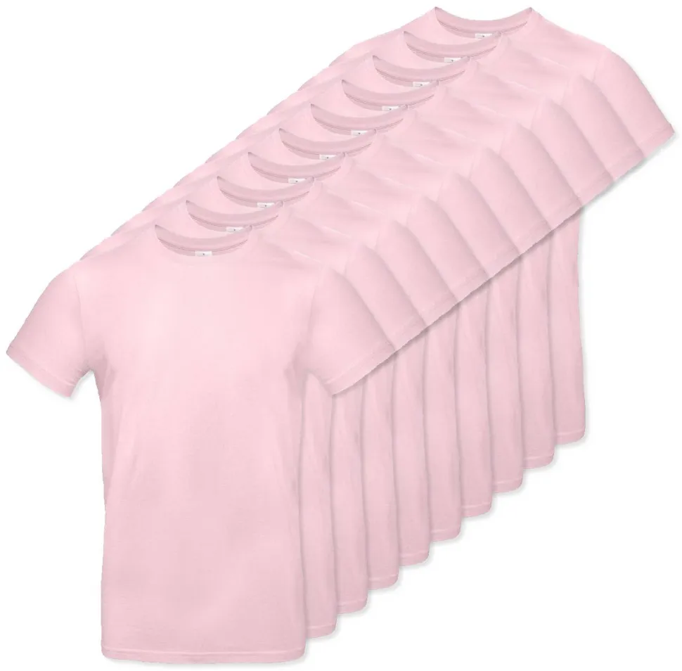 Pack de 10 B&C BC03T - Tee-Shirt Homme 100% Coton
