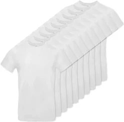Pack de 10 B&C BC03T - Tee-Shirt Homme 100% Coton