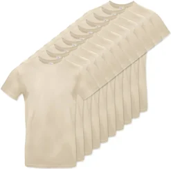 Pack de 10 B&C BC03T - Tee-Shirt Homme 100% Coton